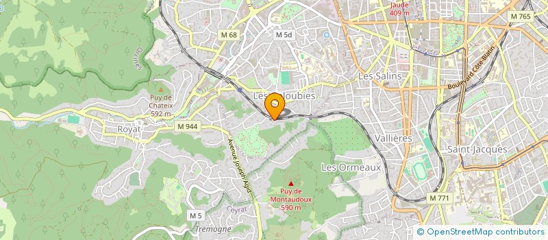 localisation de l'entreprise SCI MALUDIALU  CHAMALIERES