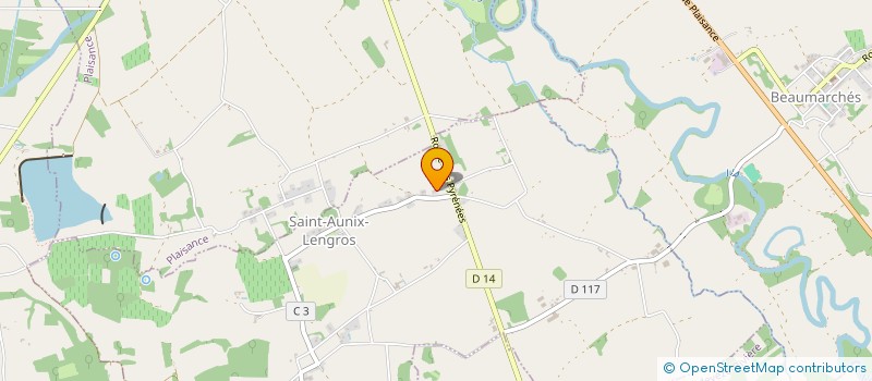 localisation de l'entreprise SCI MALUGEF  SAINT-AUNIX LENGROS