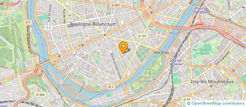 localisation de l'entreprise SCI MALUMA à BOULOGNE-BILLANCOURT
