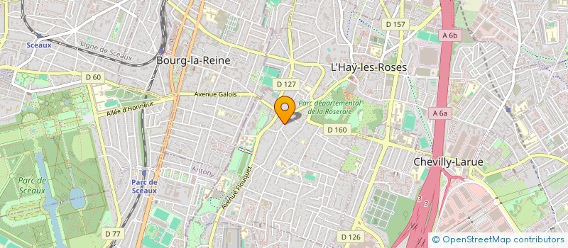 localisation de l'entreprise SCI MALUNAT  L HAY LES ROSES