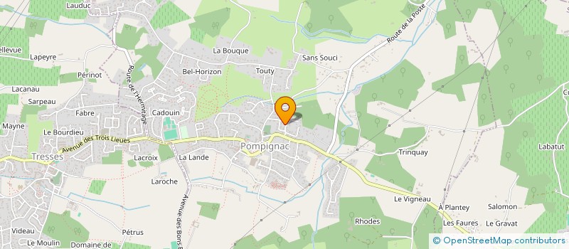 localisation de l'entreprise SCI MALUSKI  POMPIGNAC