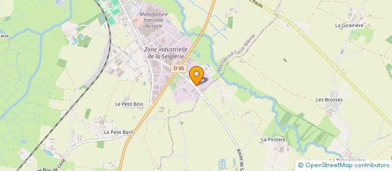 localisation de l'entreprise SCI MALUTIM 44  MACHECOUL-SAINT-MEME