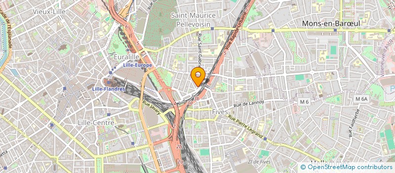 localisation de l'entreprise SCI MALUTIN  LILLE