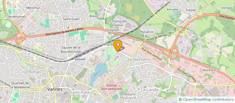 localisation de l'entreprise SCI MALUTO à VANNES