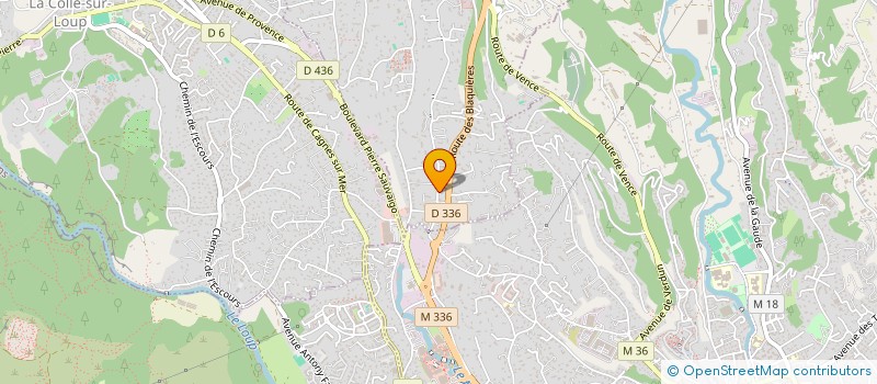 localisation de l'entreprise SCI MALVANTEUX à SAINT-PAUL-DE-VENCE