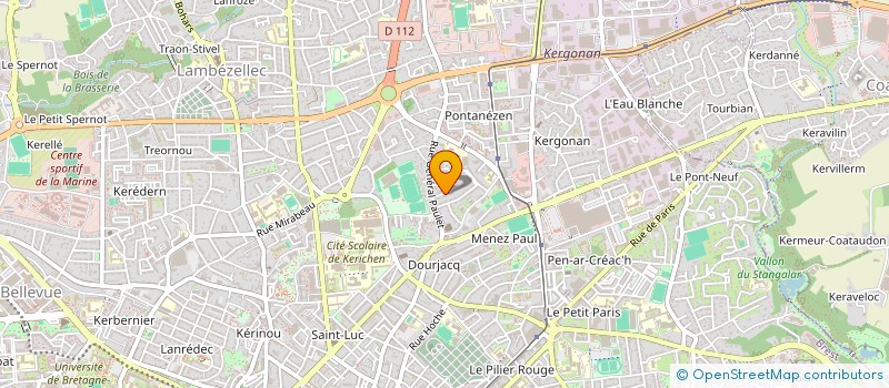 localisation de l'entreprise SCI MALVIC à BREST