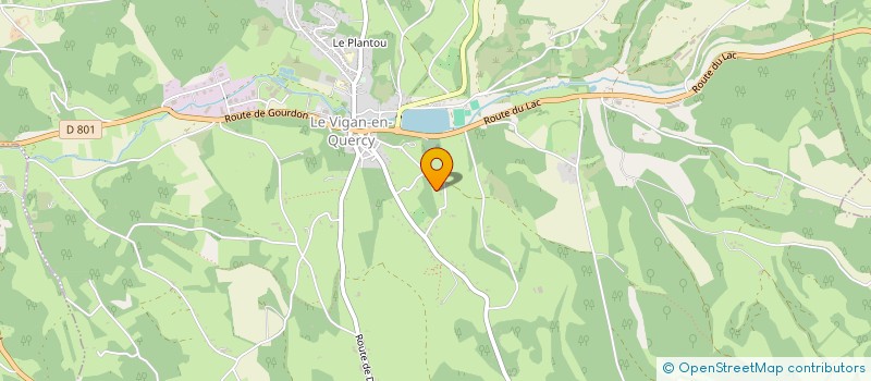 localisation de l'entreprise SCI MALVIN  LE VIGAN