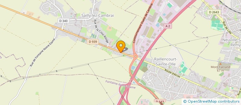 localisation de l'entreprise SCI MALVINA  RAILLENCOURT-SAINTE-OLLE