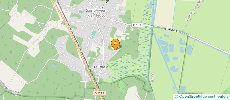 localisation de l'entreprise SCI MALVIRAUJES  SAINT-VIVIEN-DE-MEDOC