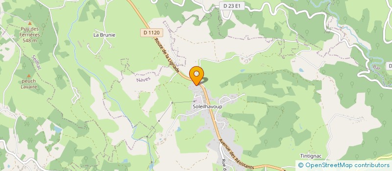 localisation de l'entreprise SCI MALVY  NAVES