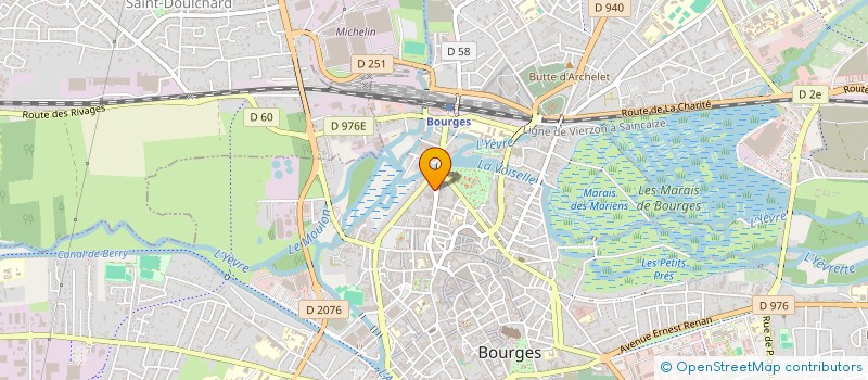 localisation de l'entreprise SCI MALY  BOURGES