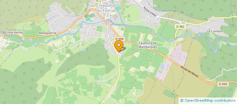 localisation de l'entreprise SCI MALYBE  SAINT-HIPPOLYTE-DU-FORT