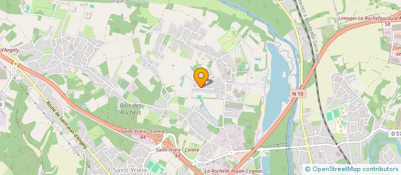 localisation de l'entreprise SCI MALYCORNE à SAINT-YRIEIX-SUR-CHARENTE