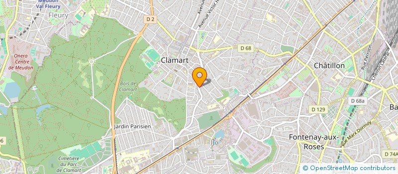 localisation de l'entreprise SCI MALYFLO à CLAMART
