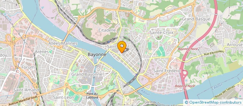 localisation de l'entreprise SCI MALYMU à BAYONNE