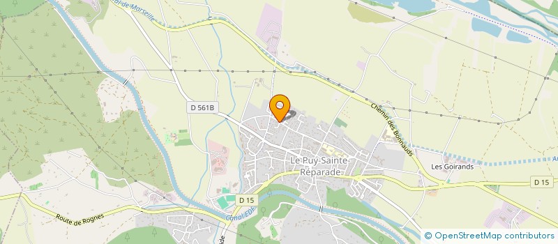 localisation de l'entreprise SCI MALYNE  LE PUY-SAINTE-REPARADE