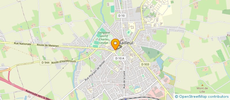 localisation de l'entreprise SCI MALYS à BAILLEUL