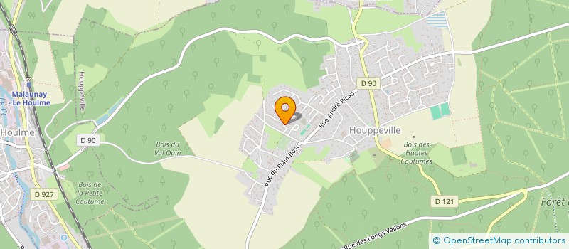 localisation de l'entreprise SCI MALZAIZE  HOUPPEVILLE