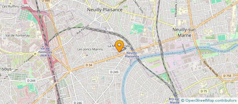 localisation de l'entreprise SCI MAM 3  LE PERREUX-SUR-MARNE