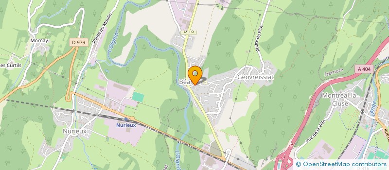 localisation de l'entreprise SCI MAM  BEARD-GEOVREISSIAT