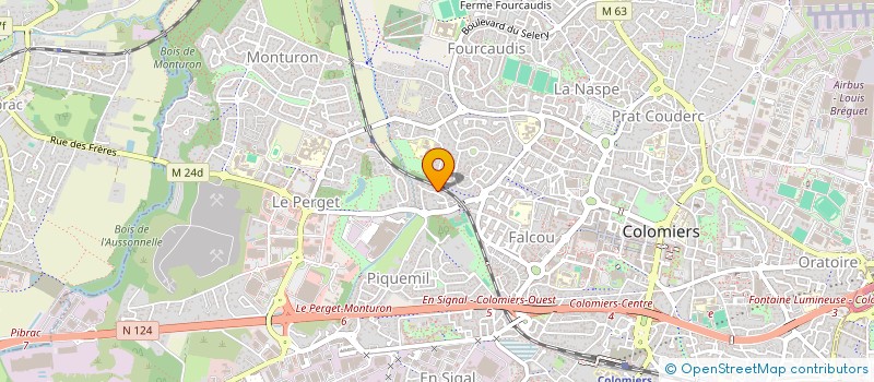 localisation de l'entreprise SCI MAM à COLOMIERS