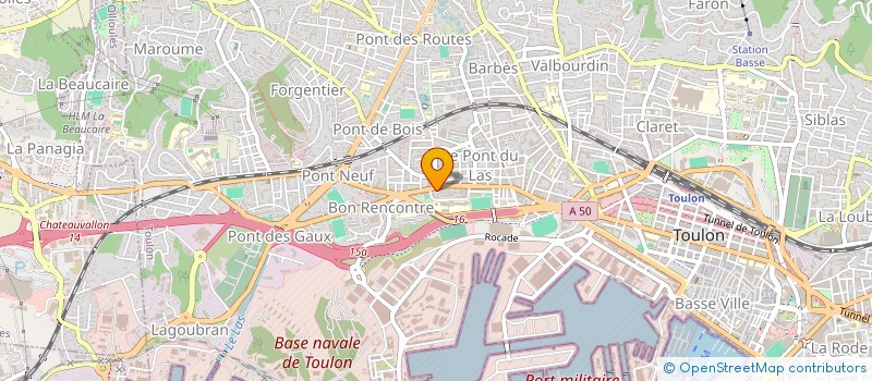 localisation de l'entreprise SCI MAM  TOULON