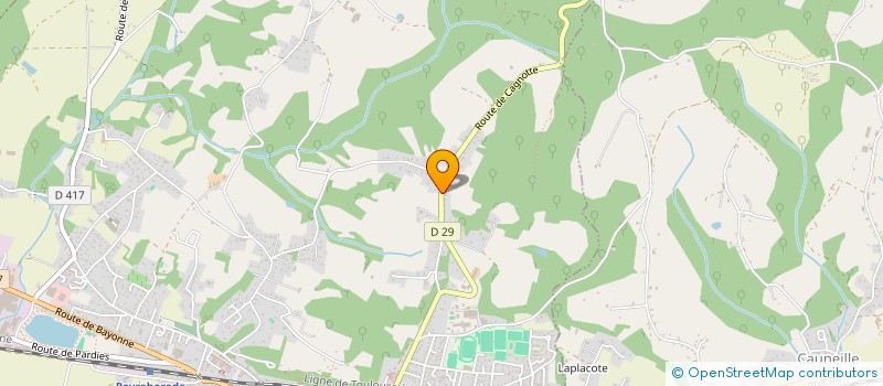 localisation de l'entreprise SCI MAM  PEYREHORADE