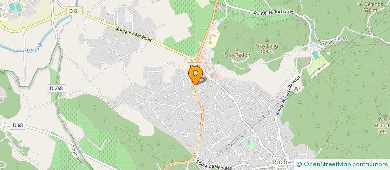 localisation de l'entreprise SCI MAM  ROCBARON