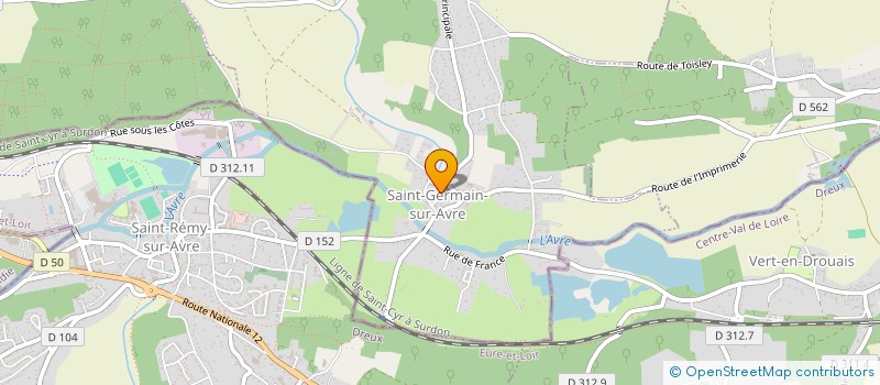 localisation de l'entreprise SCI MAM  MARCILLY-LA-CAMPAGNE