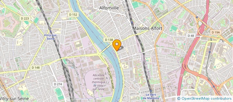 localisation de l'entreprise SCI MAM à ALFORTVILLE