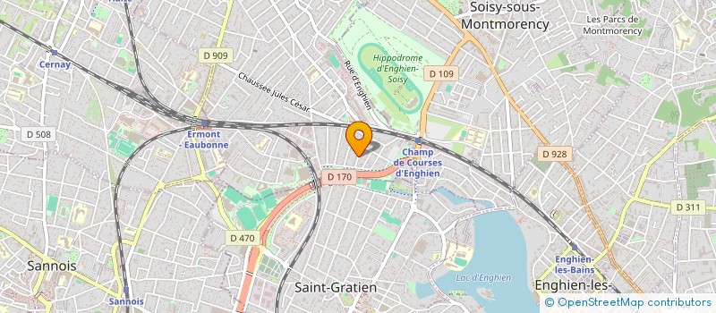 localisation de l'entreprise SCI MAM  EAUBONNE