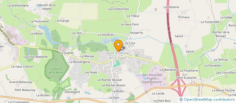 localisation de l'entreprise SCI MAM ADPP  MAEN ROCH