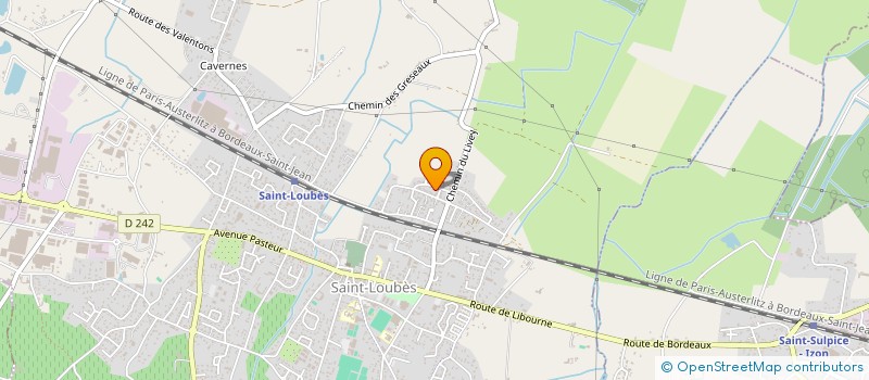 localisation de l'entreprise SCI MAM'ELLES  SAINT-LOUBES