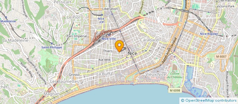 localisation de l'entreprise SCI MAMA à NICE