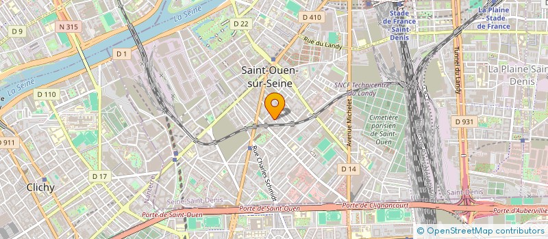 localisation de l'entreprise SCI MAMA à SAINT-OUEN-SUR-SEINE