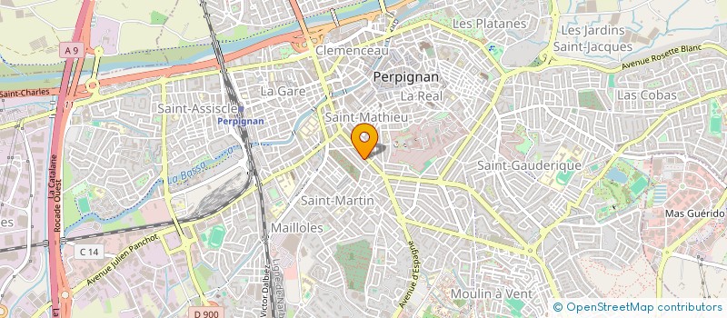 localisation de l'entreprise SCI MAMA IMMO  PERPIGNAN