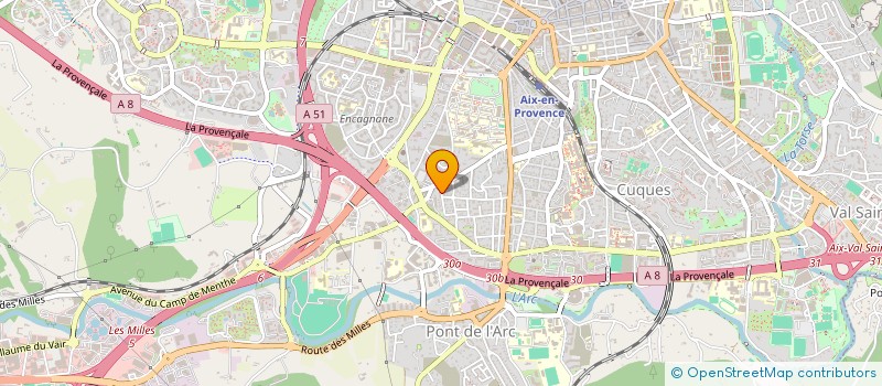 localisation de l'entreprise SCI MAMA S AND CAJADI à AIX-EN-PROVENCE