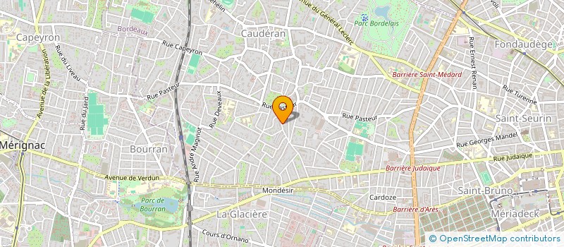 localisation de l'entreprise SCI MAMA SAM  BORDEAUX