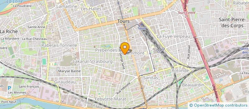 localisation de l'entreprise SCI MAMAFRA  TOURS