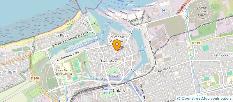 localisation de l'entreprise SCI MAMAI  CALAIS