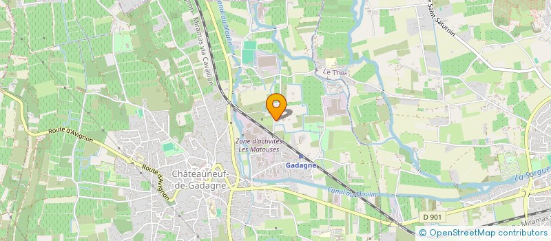 localisation de l'entreprise SCI MAMAJIM  CHATEAUNEUF-DE-GADAGNE