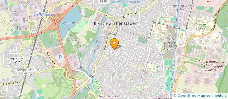 localisation de l'entreprise SCI MAMALOVICA  ILLKIRCH-GRAFFENSTADEN