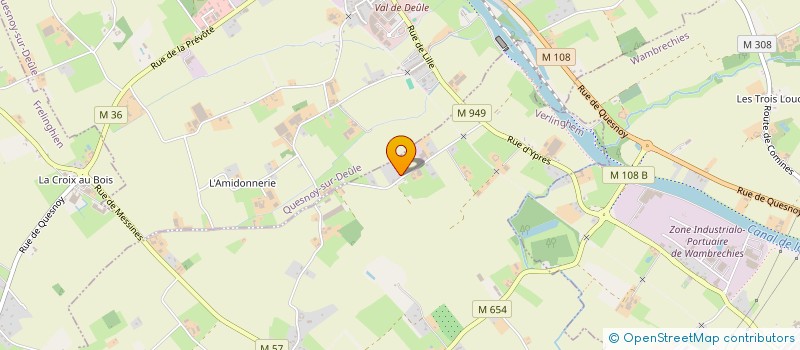 localisation de l'entreprise SCI MAMAMA  VERLINGHEM