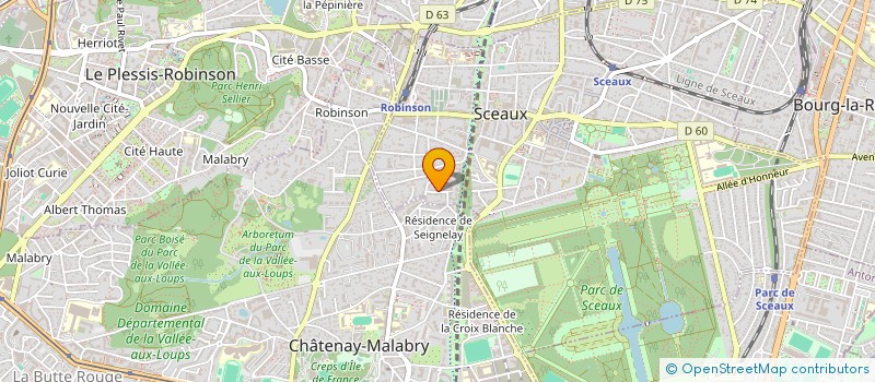 localisation de l'entreprise SCI MAMAN'S à SCEAUX