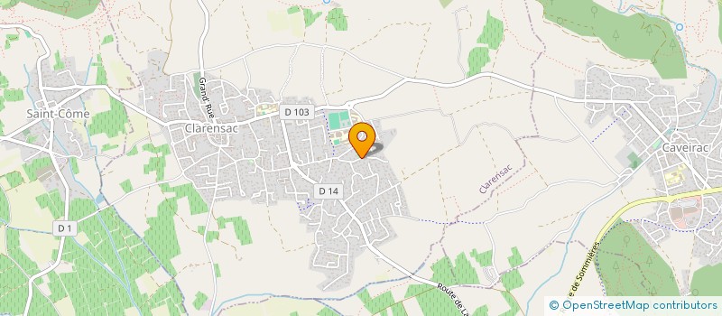 localisation de l'entreprise SCI MAMANI  CLARENSAC