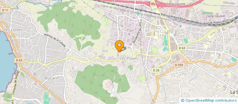 localisation de l'entreprise SCI MAMASAYA à SIX-FOURS-LES-PLAGES