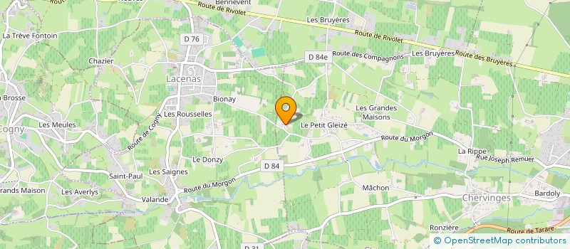 localisation de l'entreprise SCI MAMASIBAGA  GLEIZE