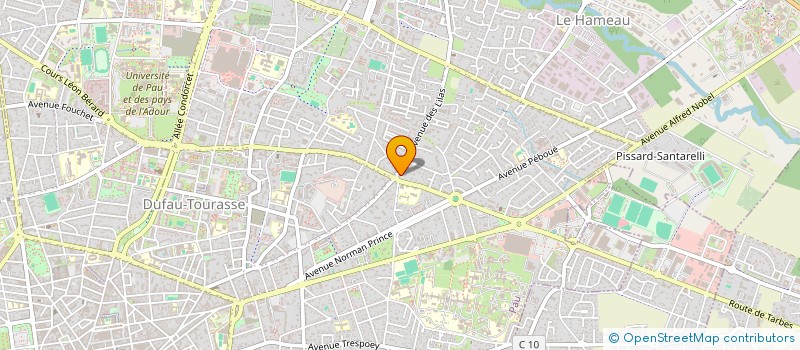 localisation de l'entreprise SCI MAMATHO à PAU