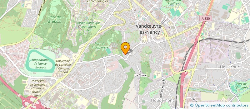 localisation de l'entreprise SCI MAMATITI  VANDUVRE-LES-NANCY