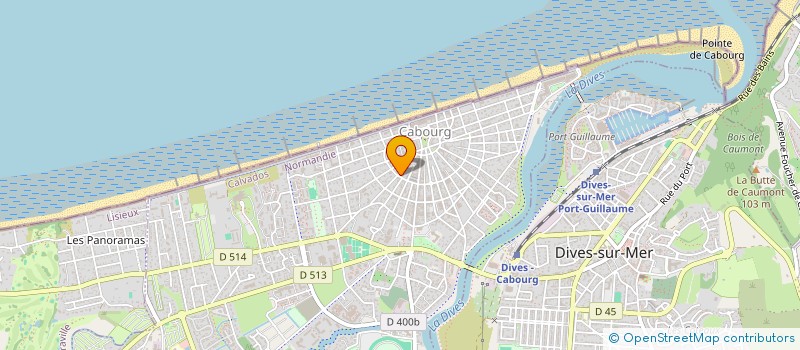 localisation de l'entreprise SCI MAMAYA à CABOURG